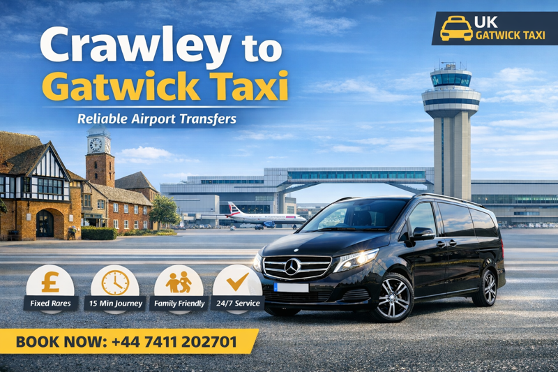 Crawley to Gatwick Taxi