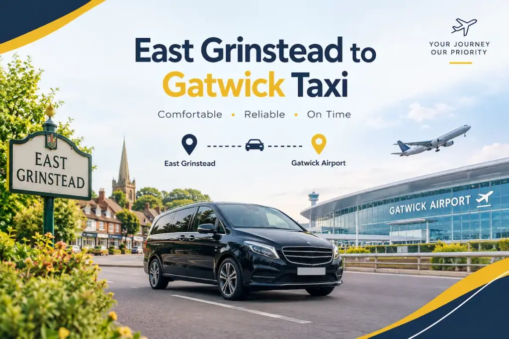 East Grinstead to Gatwick Taxi