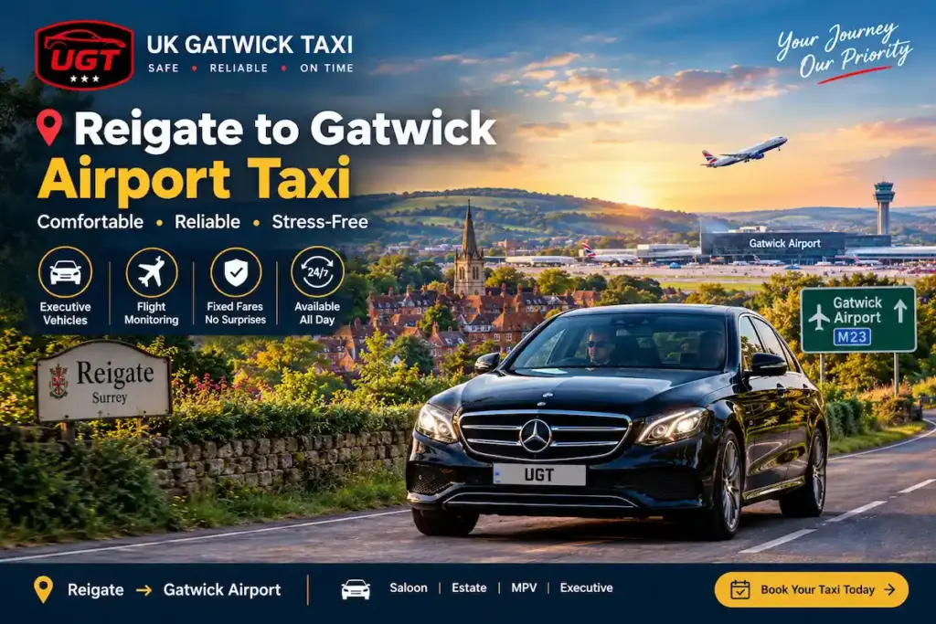 Reigate to Gatwick Taxi